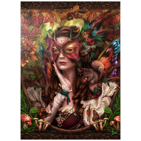 MyPuzzle - Autumn Fairy Queen - Brigid Ashwood - Premium 1000 Piece Jigsaw Puzzle for Adults