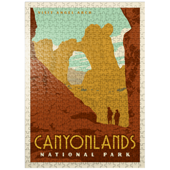 MyPuzzle - Canyonlands National Park: Angel Arch - Premium 500 Piece Jigsaw Puzzle for Adults
