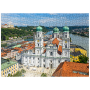 MyPuzzle - Cathedral Of St. Stephen In The Old Town Of Passau, Lower Bavaria - Premium 500 Piece Jigsaw Puzzle for Adults