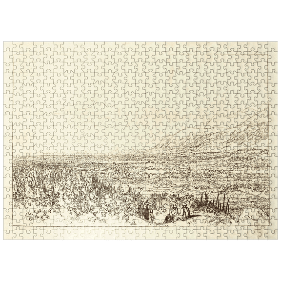 MyPuzzle - Chain Of Alps From Grenoble To Chamberi - Premium 500 Piece Jigsaw Puzzle for Adults