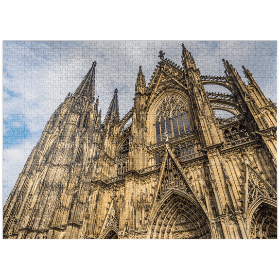 MyPuzzle - Cologne Cathedral In Germany - Premium 1000 Piece Jigsaw Puzzle for Adults