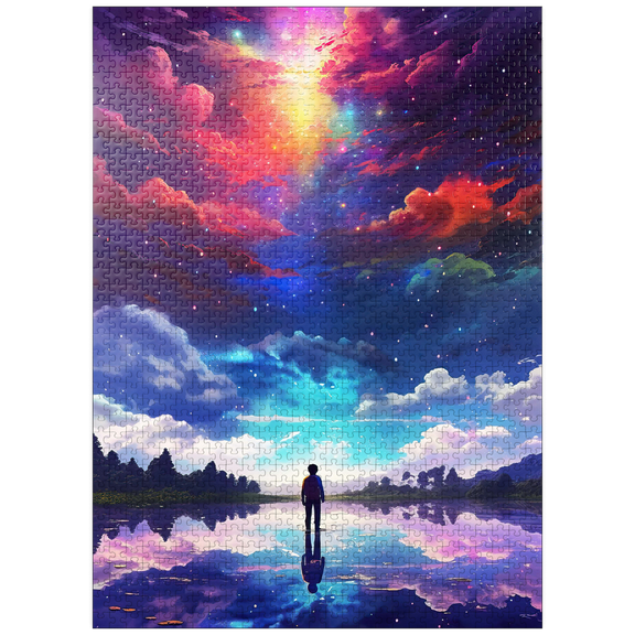 MyPuzzle - Cosmic Reflection - Premium 1000 Piece Jigsaw Puzzle for Adults