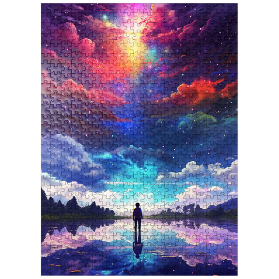 MyPuzzle - Cosmic Reflection - Premium 500 Piece Jigsaw Puzzle for Adults