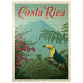 thumbnail image 1 of MyPuzzle - Costa Rica: Toucan In The Jungle, Vintage Poster - Premium 500 Piece Jigsaw Puzzle for Adults, 1 of 6