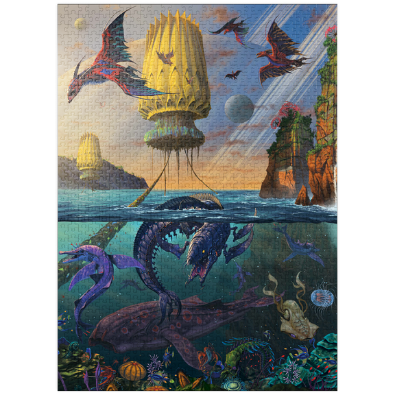 MyPuzzle - Cyris Alien World - Vincent Hie - Premium 1000 Piece Jigsaw Puzzle for Adults