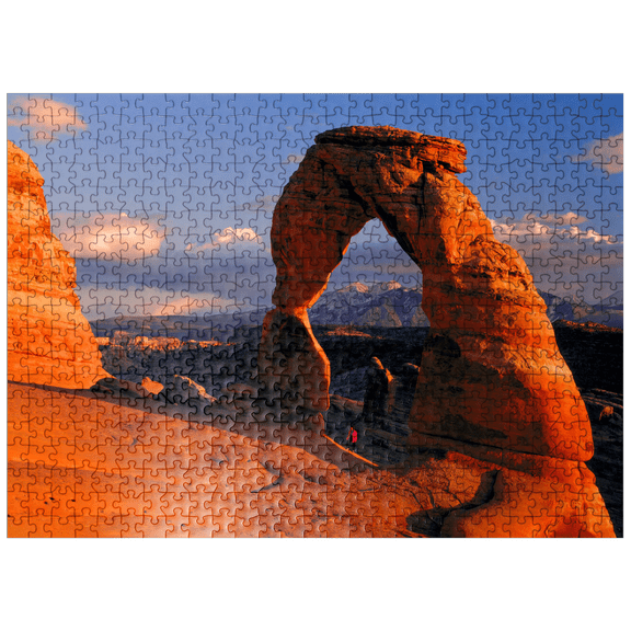 MyPuzzle - Delicate Arch, Arches National Park, Utah, USA - Premium 500 Piece Jigsaw Puzzle for Adults