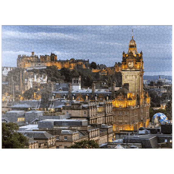 MyPuzzle - Edinburgh Scotland - Premium 1000 Piece Jigsaw Puzzle for Adults