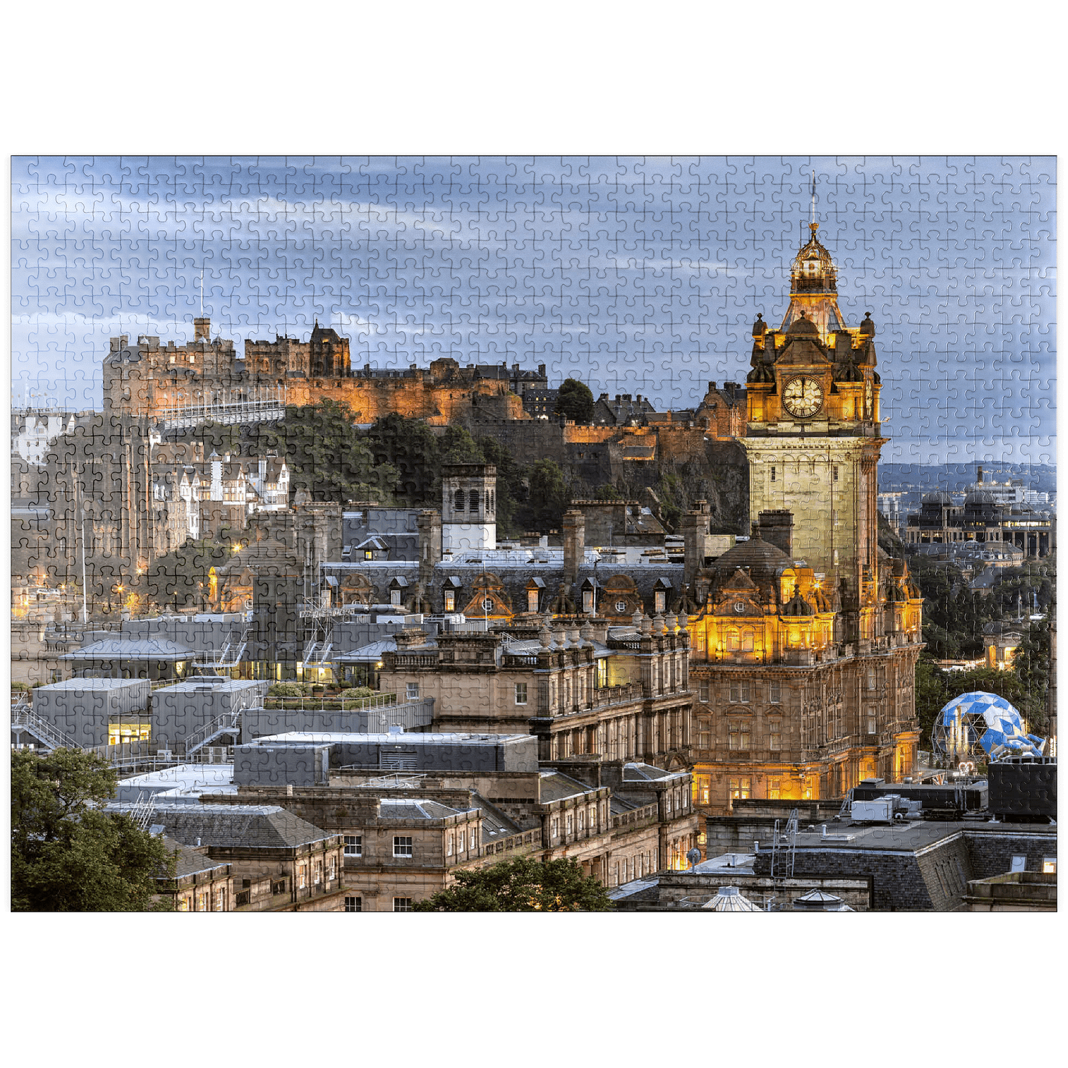 MyPuzzle - Edinburgh Scotland - Premium 1000 Piece Jigsaw Puzzle for Adults