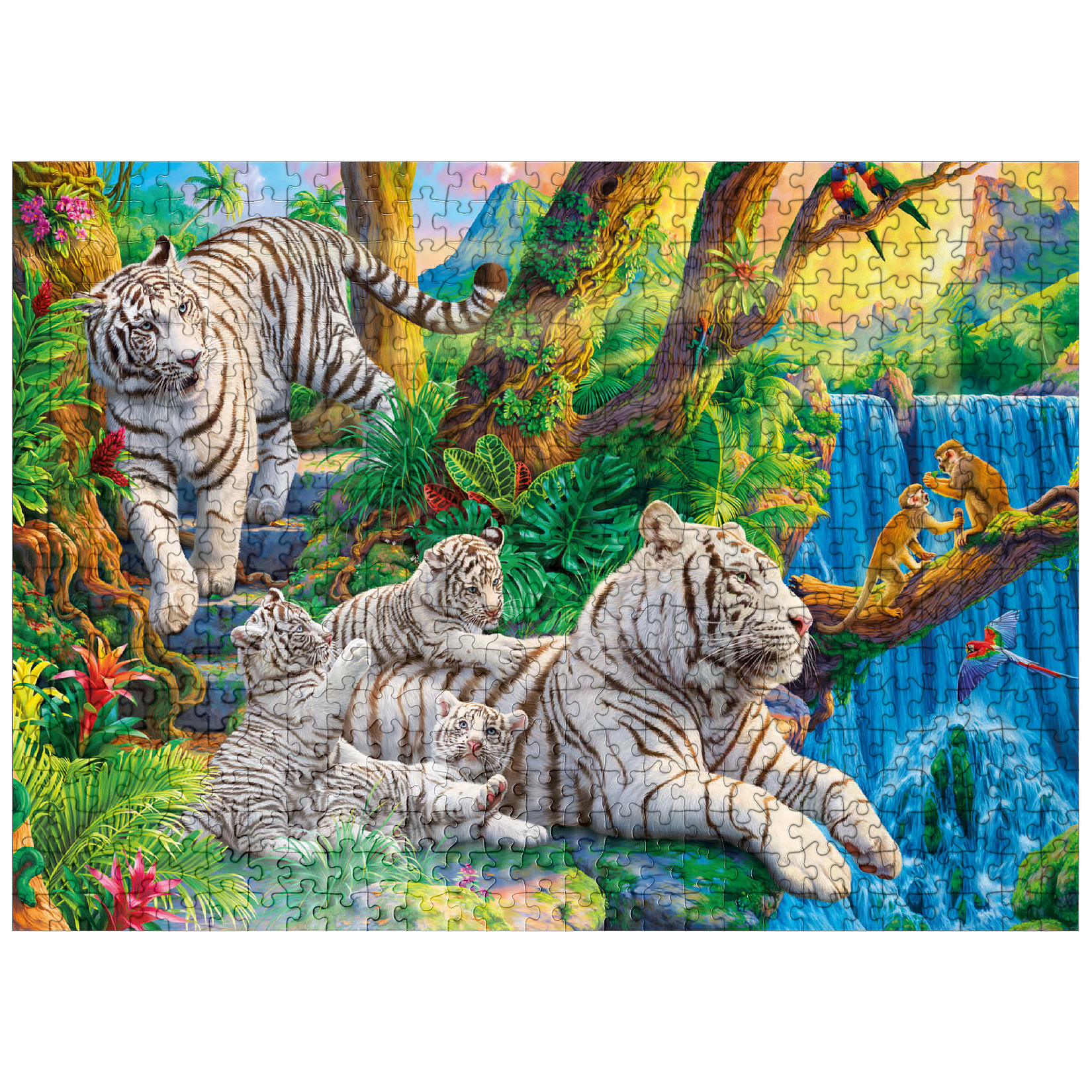 Heidelberg In Summer, Germany - 1000 Piece Jigsaw Puzzle For Adults, Premium Quality, Made In USA - View #6