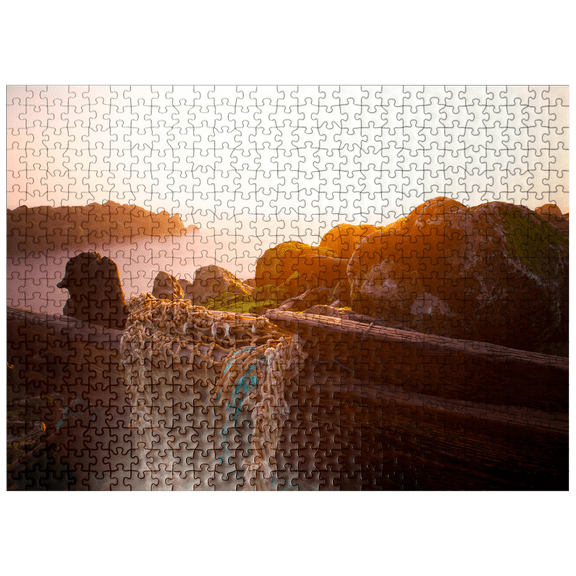 MyPuzzle - Foggy Sunrise - Premium 500 Piece Jigsaw Puzzle for Adults