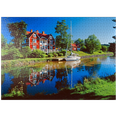 thumbnail image 1 of MyPuzzle - Göta Hotel By The Göta Canal, Borensberg, Östergötland, Sweden - Premium 1000 Piece Jigsaw Puzzle for Adults, 1 of 6