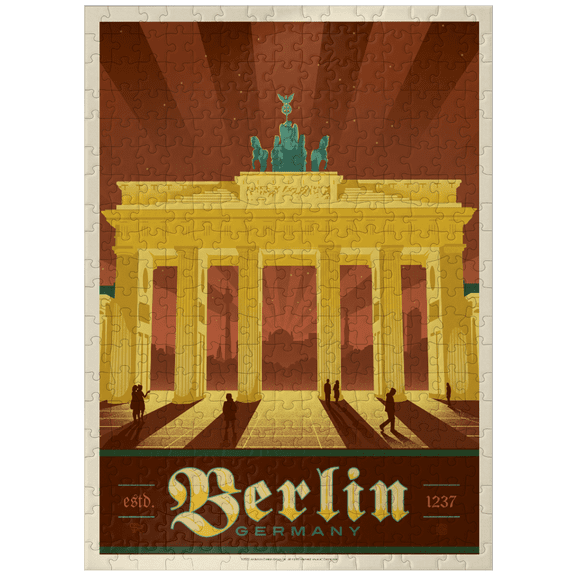 MyPuzzle - Germany: Berlin Brandenburg Gate - Premium 300 Piece Jigsaw Puzzle for Adults
