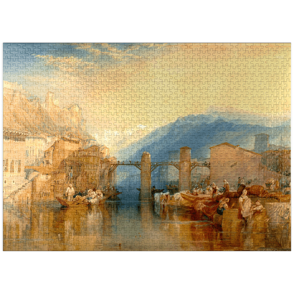 MyPuzzle - Grenoble Bridge - Premium 1000 Piece Jigsaw Puzzle for Adults