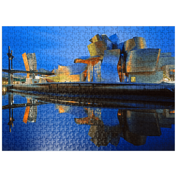MyPuzzle - Guggenheim Museum, Museum Of Modern And Contemporary Art - Premium 500 Piece Jigsaw Puzzle for Adults