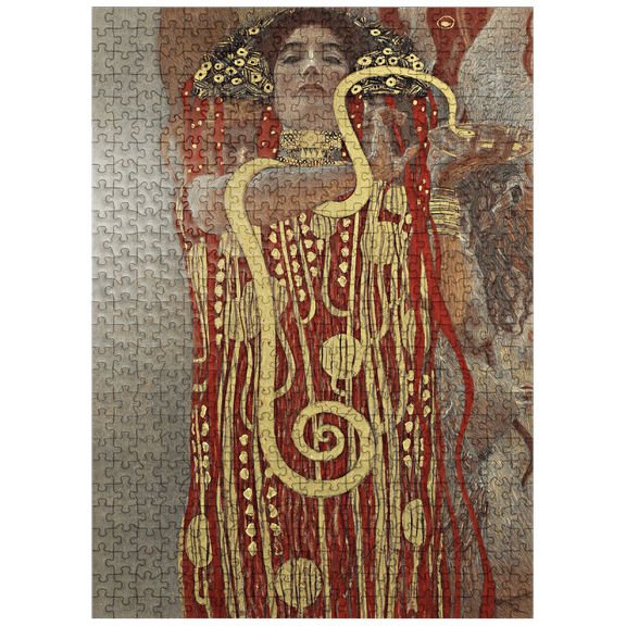 MyPuzzle - Gustav Klimts Hygieia 1907 - Premium 500 Piece Jigsaw Puzzle for Adults
