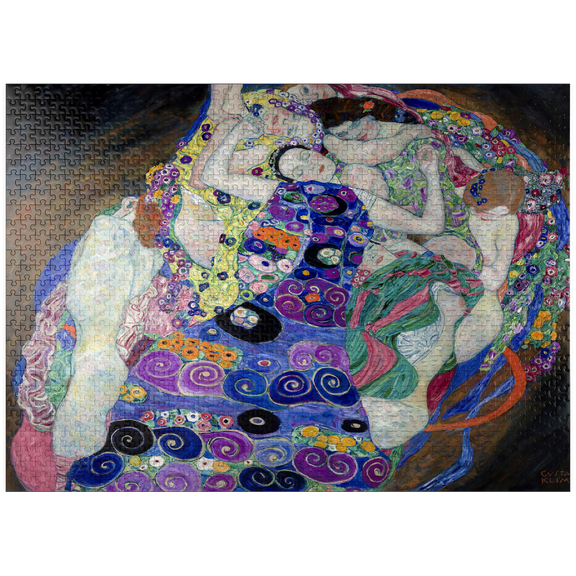 MyPuzzle - Gustav Klimts The Virgin 1913 - Premium 1000 Piece Jigsaw Puzzle for Adults