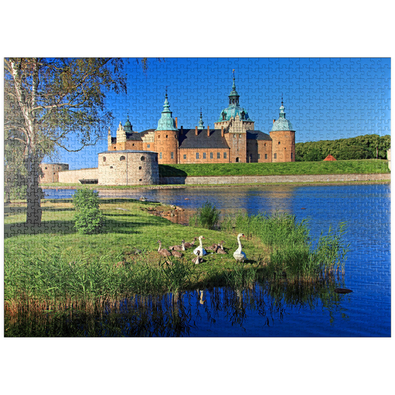 MyPuzzle - Kalmar Castle, Smaland, Sweden - Premium 1000 Piece Jigsaw Puzzle for Adults