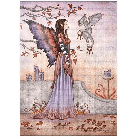 MyPuzzle - Key Keepers Fairy - Amy Brown - Premium 1000 Piece Jigsaw Puzzle for Adults