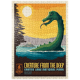 thumbnail image 1 of MyPuzzle - Legends Of The National Parks: Crater Lake's Creature From The Deep, Vintage Poster - Premium 500 Piece Jigsaw Puzzle for Adults, 1 of 6
