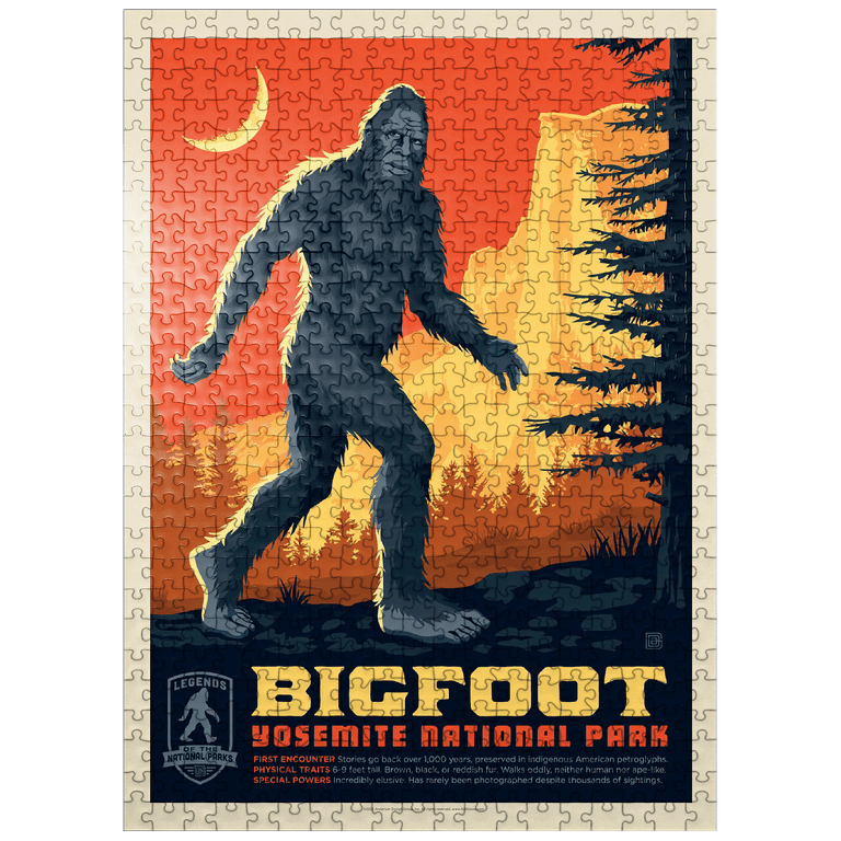 MyPuzzle - Legends Of The National Parks: Yosemite's Bigfoot