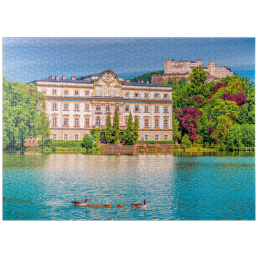 MyPuzzle - Leopoldskron Castle Near Salzburg, Austria - Premium 1000 Piece Jigsaw Puzzle for Adults