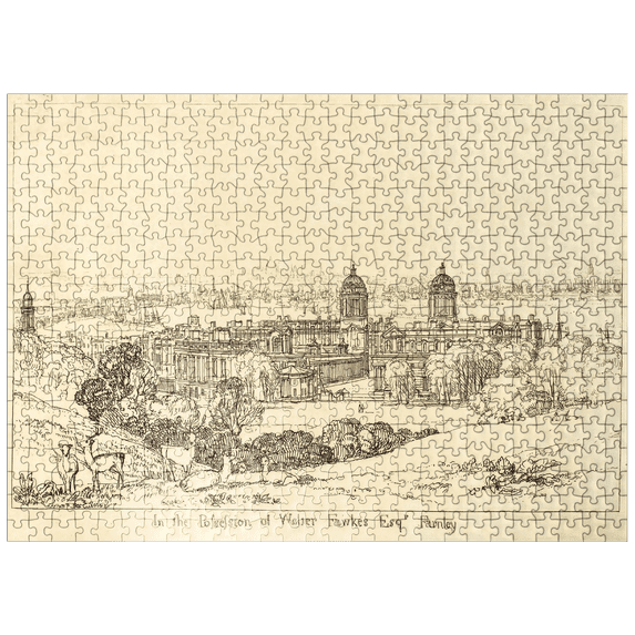 MyPuzzle - London From Greenwich - Premium 500 Piece Jigsaw Puzzle for Adults