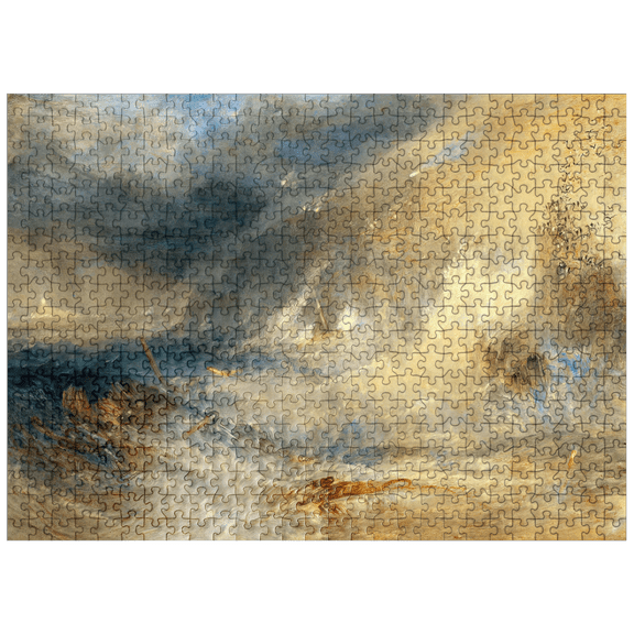 MyPuzzle - Long Ship's Lighthouse, Land's End - Premium 500 Piece Jigsaw Puzzle for Adults