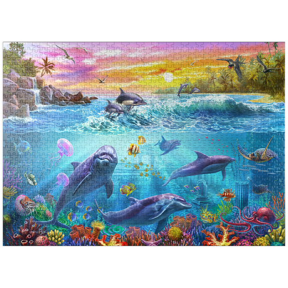 MyPuzzle - Magnificent Undersea World - Premium 1000 Piece Jigsaw Puzzle for Adults