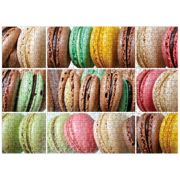 MyPuzzle - Marvelous Macarons - Premium 500 Piece Jigsaw Puzzle for Adults