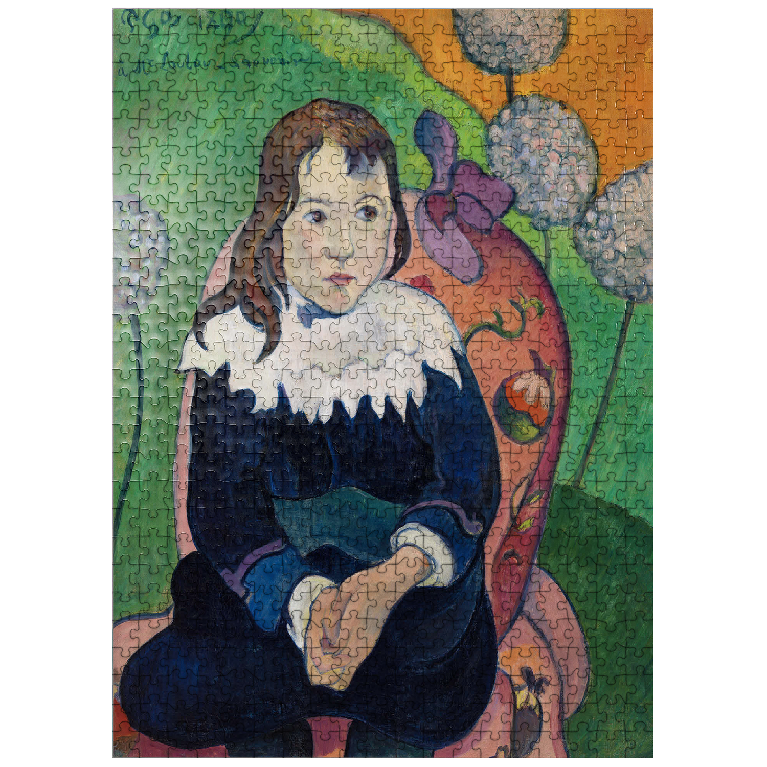 MyPuzzle - Mr. Loulou (Louis Le Ray) 1890 By Paul Gauguin - Premium 500 Piece Jigsaw Puzzle for Adults