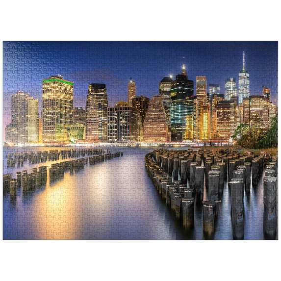 MyPuzzle - New York Skyline - Premium 1000 Piece Jigsaw Puzzle for Adults