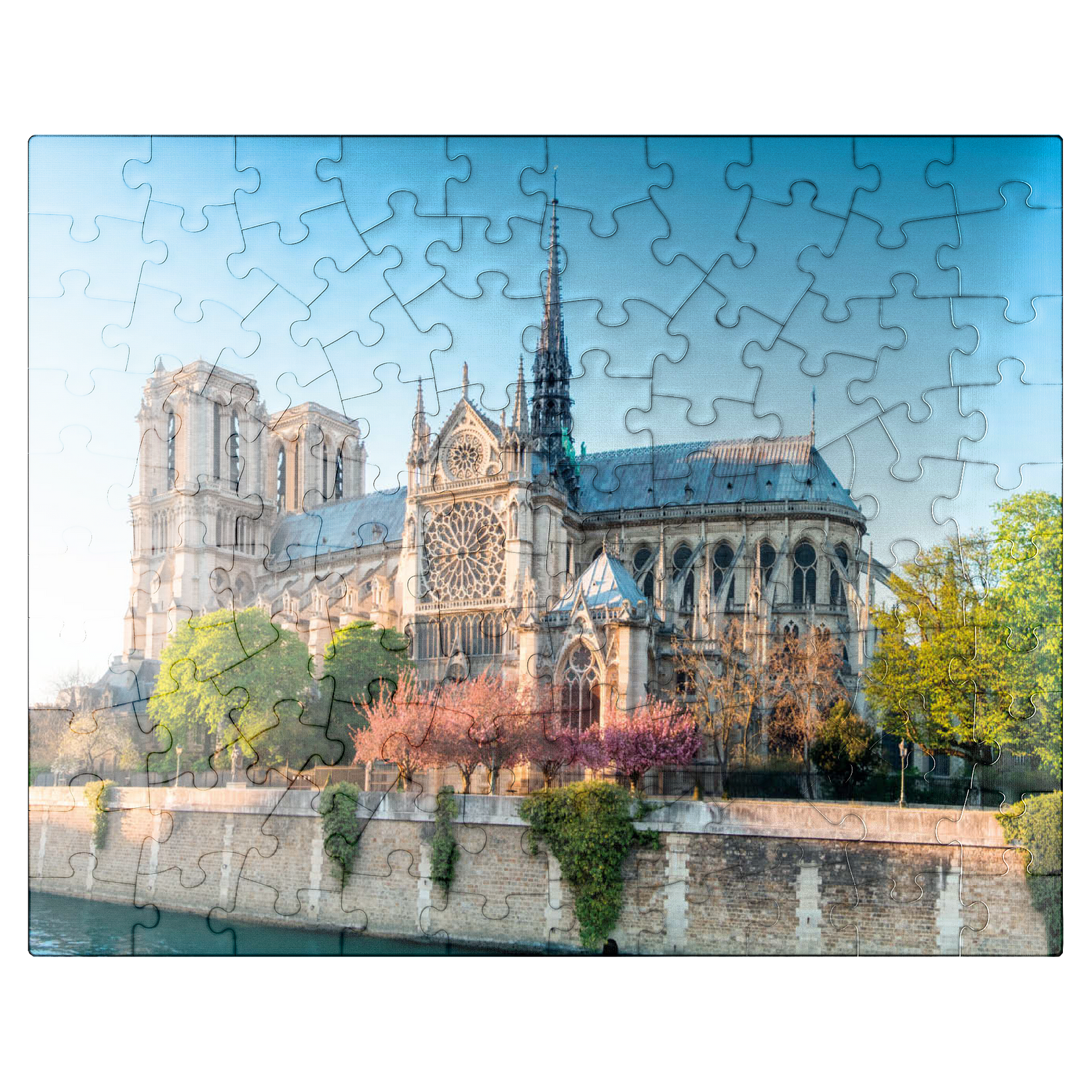 "CatFrancisco" Vintage Poster 1000 Piece Jigsaw Puzzle For Adults - Premium Quality, Made In USA - View #8