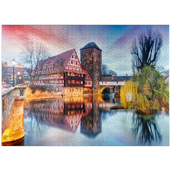 MyPuzzle - Nuremberg In Sunlight - Premium 1000 Piece Jigsaw Puzzle for Adults