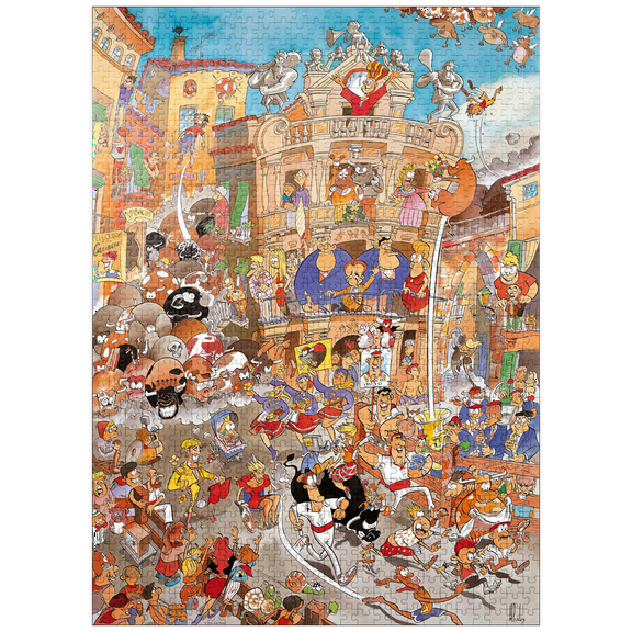 MyPuzzle - Pamplona - Hugo Prades - Premium 1000 Piece Jigsaw Puzzle for Adults