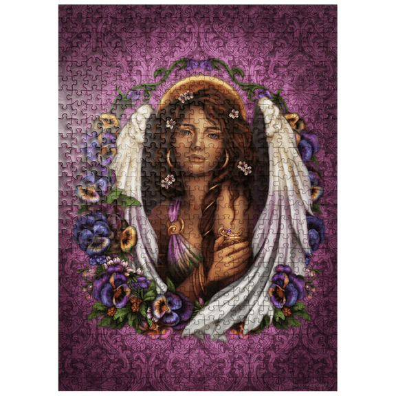 MyPuzzle - Pansy Angel - Brigid Ashwood - Premium 500 Piece Jigsaw Puzzle for Adults