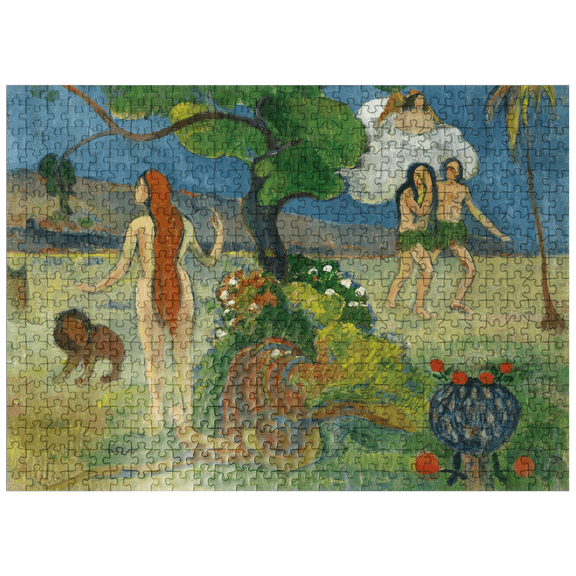 MyPuzzle - Paradise Lost 1848-1903 By Paul Gauguin - Premium 500 Piece Jigsaw Puzzle for Adults