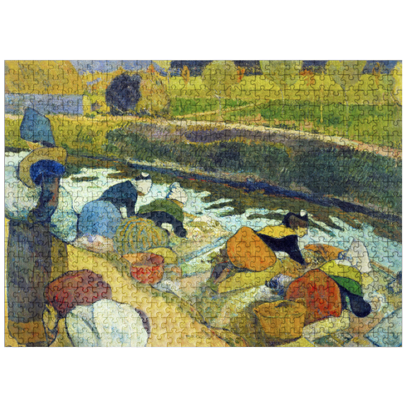 MyPuzzle - Paul Gauguins Washerwomen 1888 - Premium 500 Piece Jigsaw Puzzle for Adults