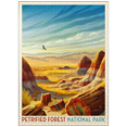 thumbnail image 1 of MyPuzzle - Petrified Forest National Park: Windswept Wonders - Premium 1000 Piece Jigsaw Puzzle for Adults, 1 of 6