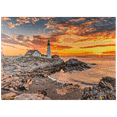 thumbnail image 1 of MyPuzzle - Portland Lighthouse At Sunrise In New England Maine USA - Premium 1000 Piece Jigsaw Puzzle for Adults, 1 of 6