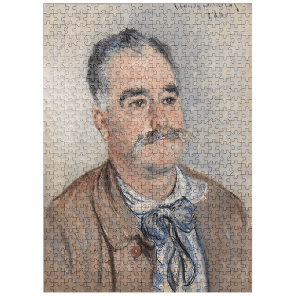 MyPuzzle - Portrait Of Monsieur Coquette Father 1880 By Claude Monet - Premium 500 Piece Jigsaw Puzzle for Adults