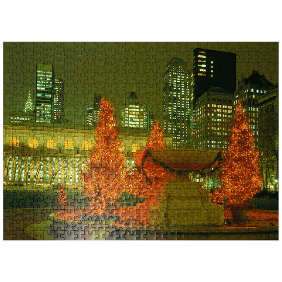 MyPuzzle - Public Library In Midtown-Manhattan, New York City, New York, USA - Premium 500 Piece Jigsaw Puzzle for Adults