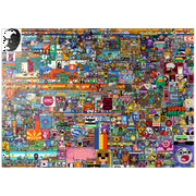 MyPuzzle - R/place Reddit Pixel War 04.2022 - Extreme Size, Part 2/6 For Collage - Premium 1000 Piece Jigsaw Puzzle for Adults