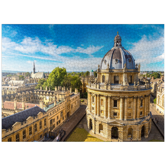 MyPuzzle - Radcliffe Camera Oxford England - Premium 1000 Piece Jigsaw Puzzle for Adults