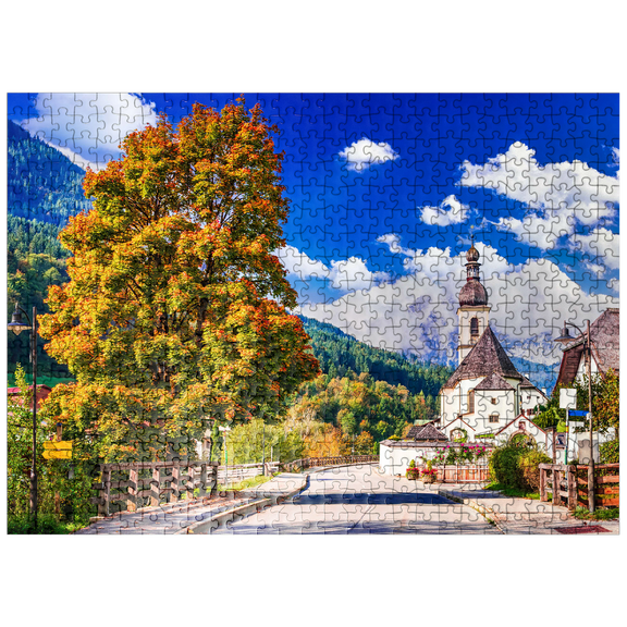 MyPuzzle - Ramsau Near Berchtesgaden Germany - Premium 500 Piece Jigsaw Puzzle for Adults