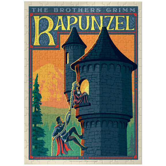 MyPuzzle - Rapunzel: Brothers Grimm - Premium 300 Piece Jigsaw Puzzle for Adults