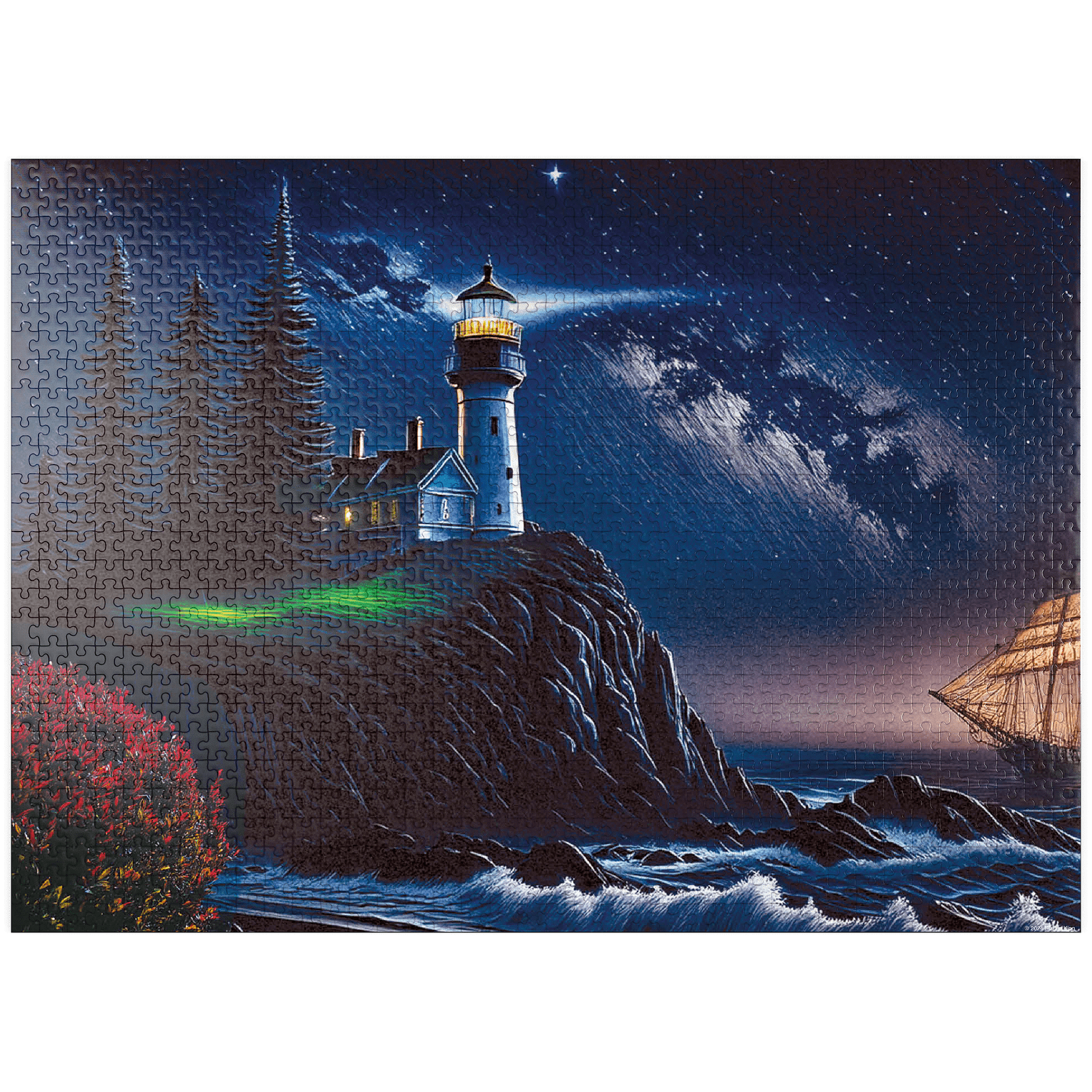 MyPuzzle 1000 Piece Ocean Puzzle - Blachon Cartoon Classics Premium Jigsaw