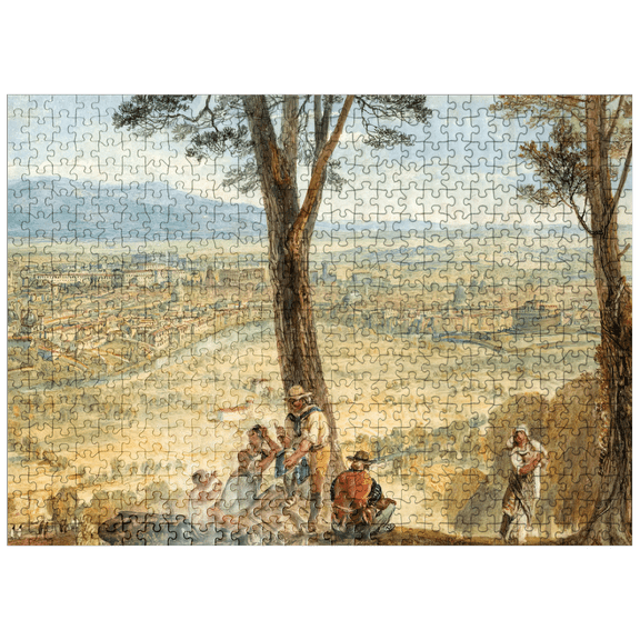 MyPuzzle - Rome From Monte Mario - Premium 500 Piece Jigsaw Puzzle for Adults