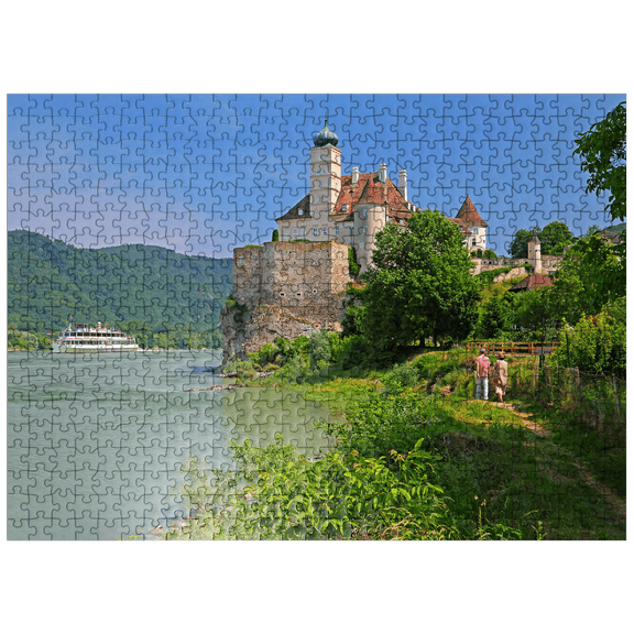 MyPuzzle - Schönbühel Castle On The Danube, Schönbühel-Aggsbach, Wachau, Lower Austria, Austria - Premium 500 Piece Jigsaw Puzzle for Adults