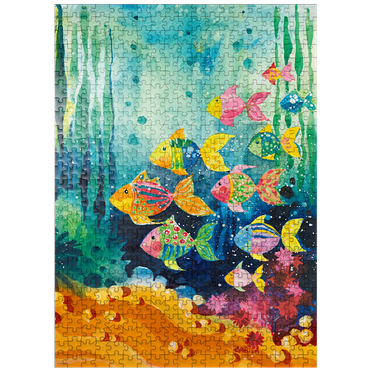 MyPuzzle - Shoal Of Fish - Gabila - Lovely Times - Premium 500 Piece Jigsaw Puzzle for Adults