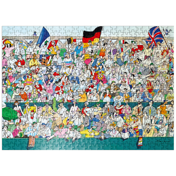 MyPuzzle - Sports Fans II (Germany) - Blachon - Cartoon Classics - Premium 500 Piece Jigsaw Puzzle for Adults